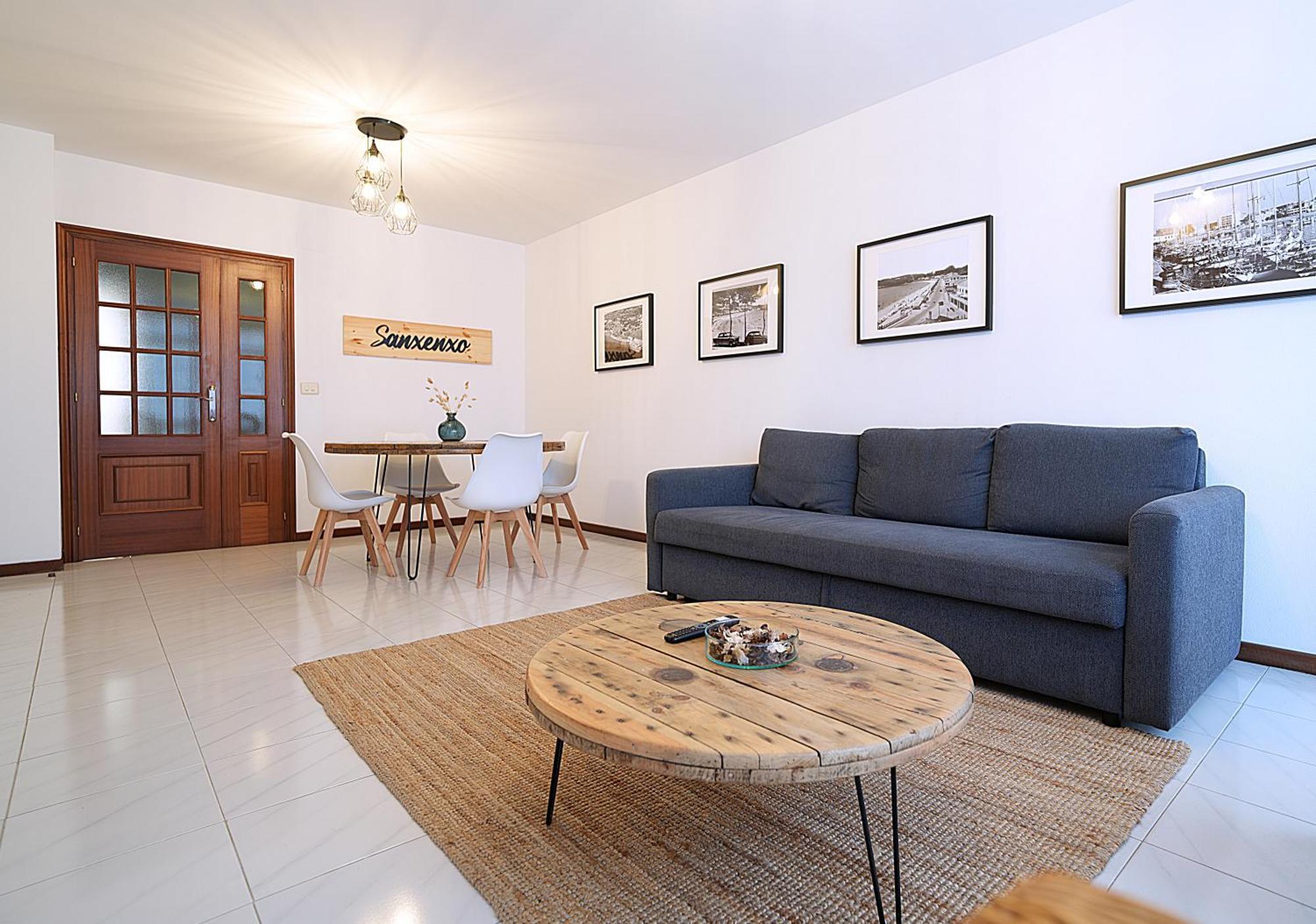 Apartamento De Playa En Sanxenxo Con Parking מראה חיצוני תמונה