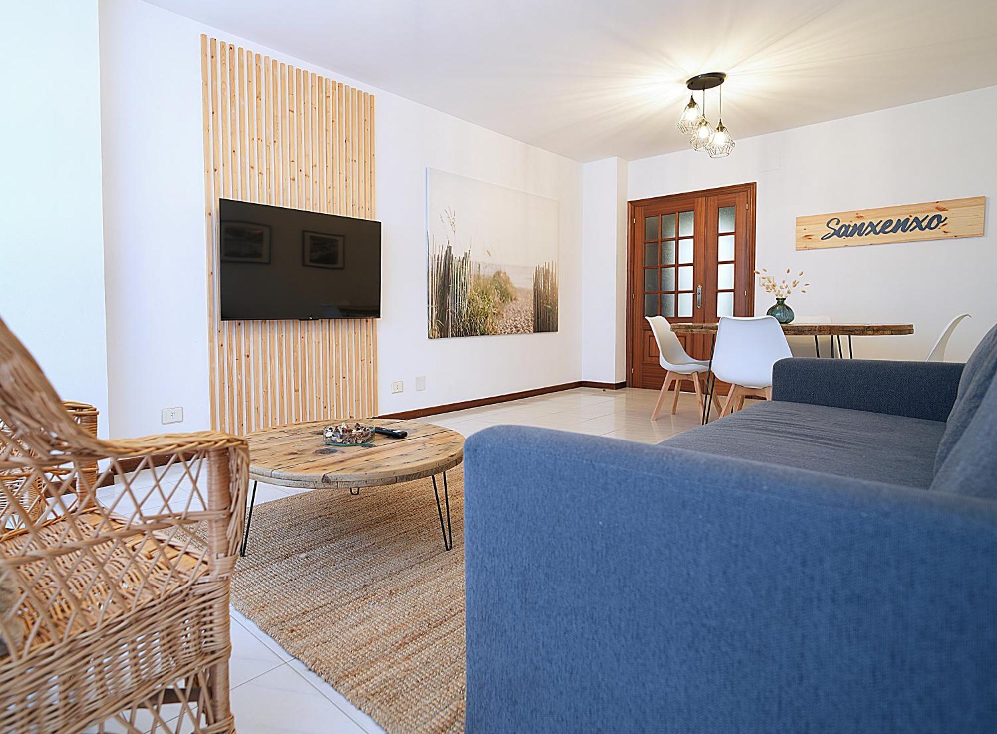 Apartamento De Playa En Sanxenxo Con Parking מראה חיצוני תמונה